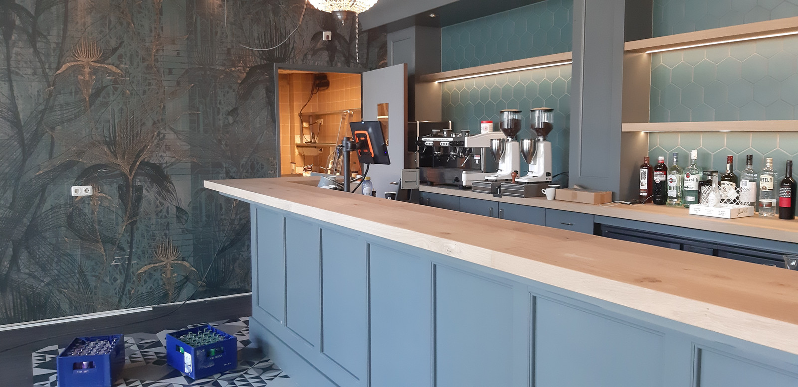 Voorproefje van het interieur.