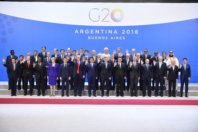 De G20-top vindt plaats in de Argentijnse hoofdstad Buenos Aires.