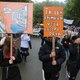 500-tal mensen betogen in Ter Kamerenbos tegen coronamaatregelen