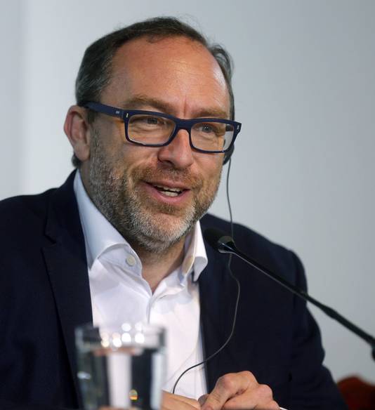 Oprichter Jimmy Wales werd niet heel rijk van Wikipedia