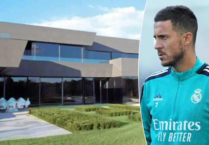 De villa van Eden Hazard. Hij is één van de vele voetballers die zijn eigendommen probeert te beschermen.