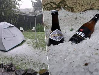 Plotse hagelbui in Durbuy: “Van 26 graden naar koud, maar verfrissing die ook voordelen heeft”