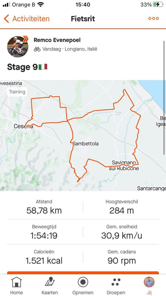 Strava Remco Evenepoel