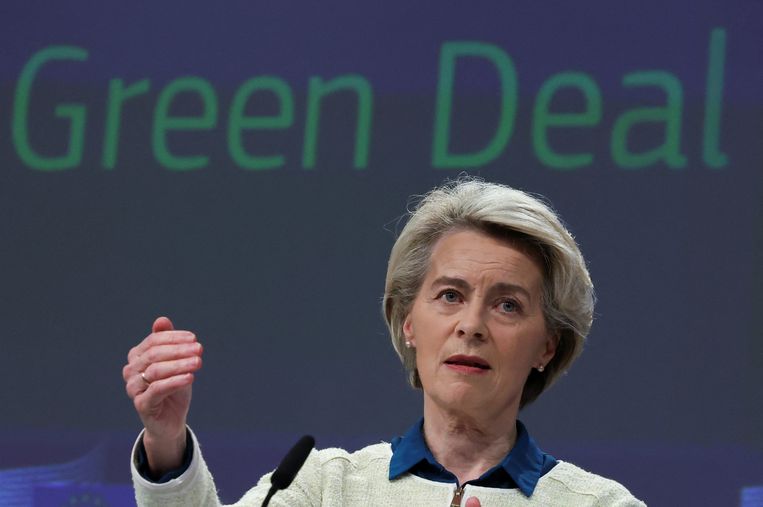 Ursula von der Leyen, voorzitter van de Europese Commissie.  Beeld Reuters