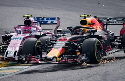 Verstappen over Ocon: ‘Wat een idioot’