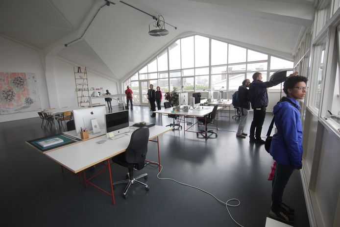 Rondleiding in het Industriegebouw tijdens  de Dag van de Architectuur in 2016