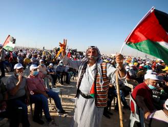 Duizenden Palestijnen demonstreren tegen annexatie door Israël