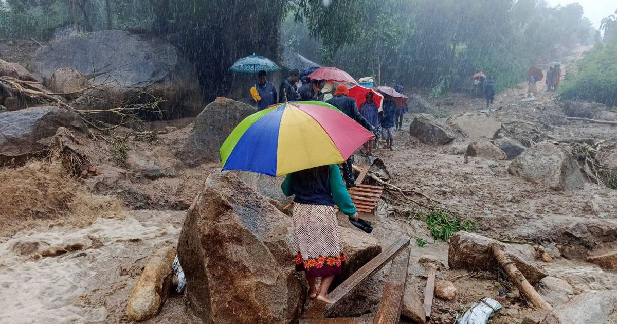 Leerlingen Ubbergen zagen overstromingen tropische storm Freddy vanuit het vliegtuig