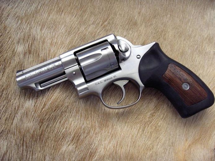 Een Ruger-revolver.