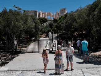 Tot 44 graden: Akropolis Athene tijdelijk 's middags dicht door verschroeiende hitte