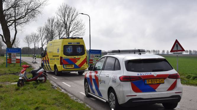 Scooterrijder gewond bij val in Dreischor
