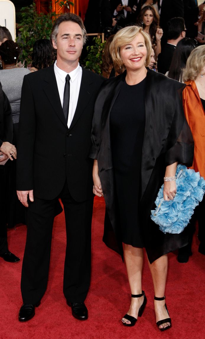 Emma Thompson en haar man Greg Wise in 2009.