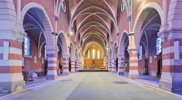 De Sint-Albertuskerk in Muizen.