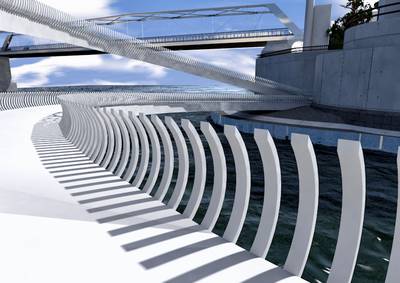 Studenten van ROC Nijmegen winnen publieksprijs met hun ‘Lachende Brug’