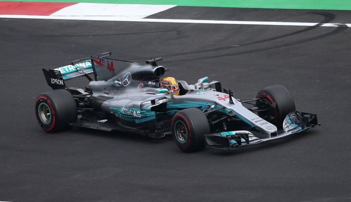 Lewis Hamilton behaalde in Mexico zijn vierde wereldtitel.