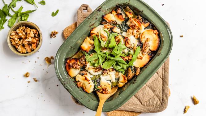 Wat Eten We Vandaag: Lasagne met geitenkaas en spinazie