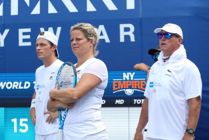 Kim Clijsters op het WTT toernooi
