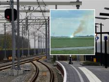 Treinverkeer tussen Lelystad en Dronten langer gestremd dan verwacht door stroomstoring: ‘Schade is enorm’