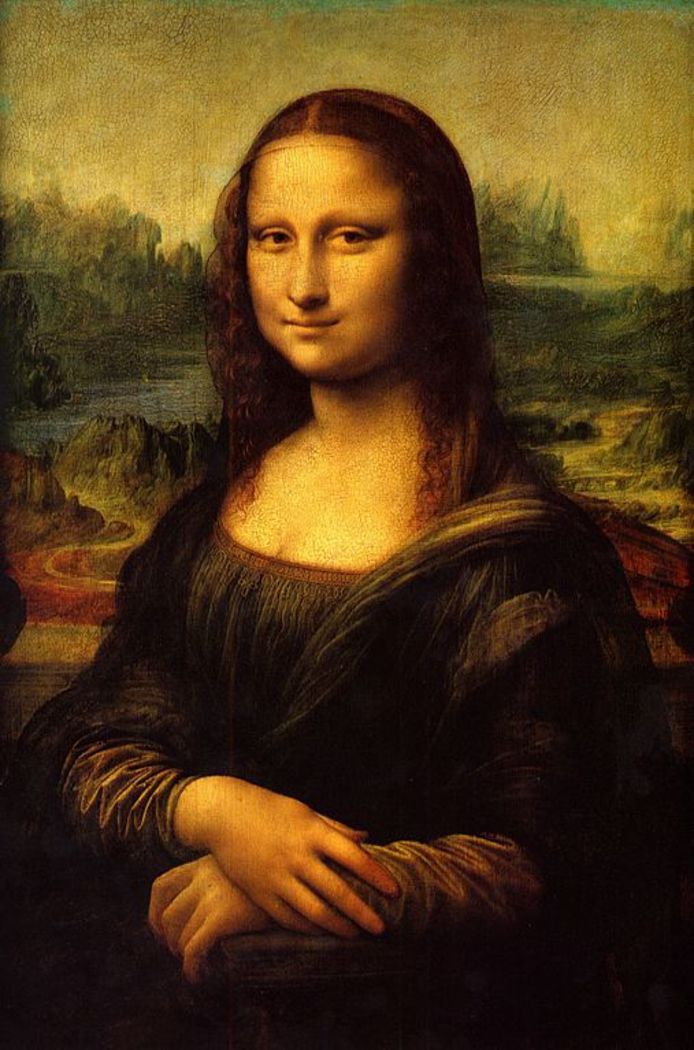 Het beroemde schilderij Mona Lisa.