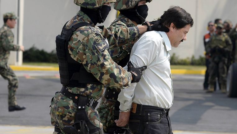 El Chapo legde de afstand van 1,5 kilometer ondergronds af met een brommer op rails. Beeld RV