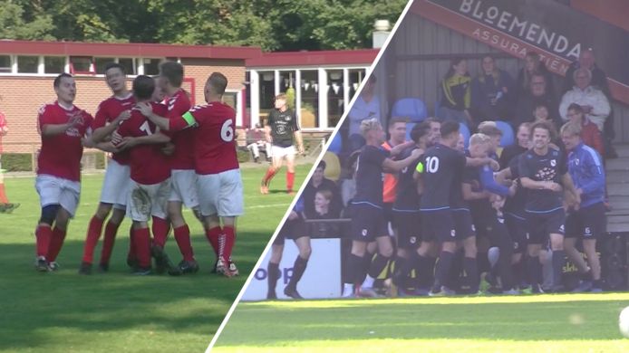 In het amateurvoetbal werd afgelopen weekeinde volop gejuicht. Bekijk de beelden in de bovenstaande video.