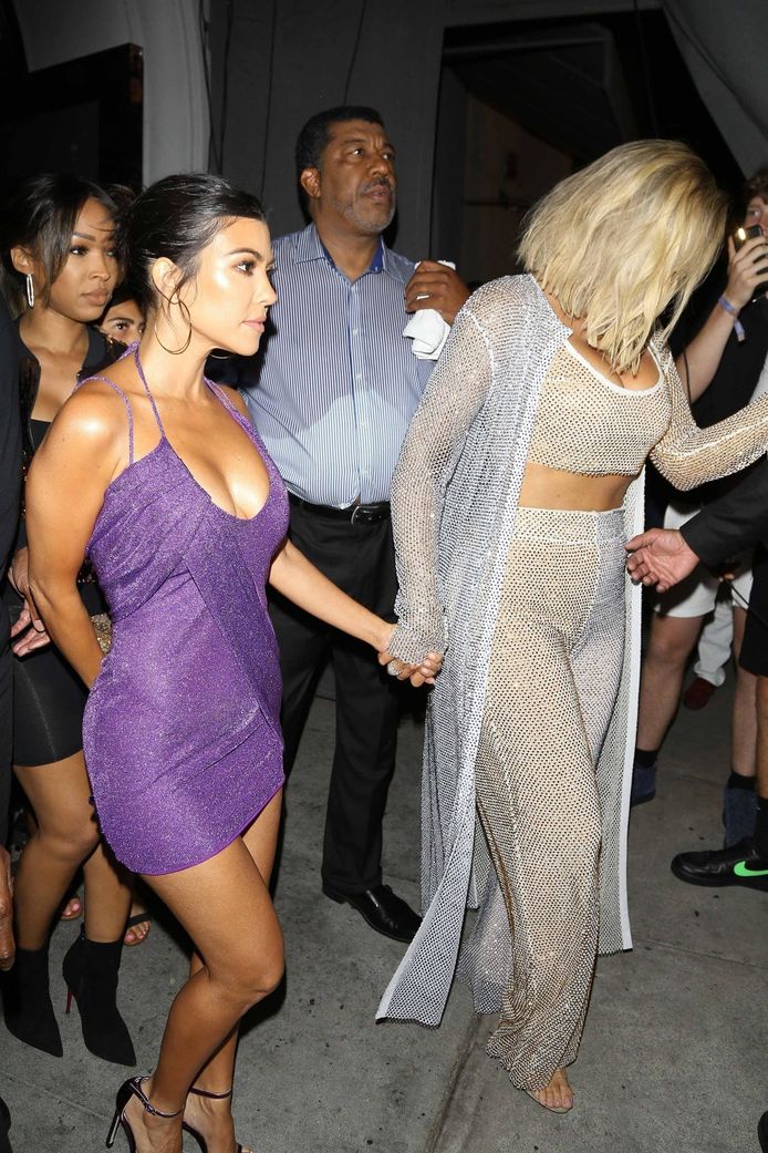 Kourtney Kardashian en Khloe Kardashian