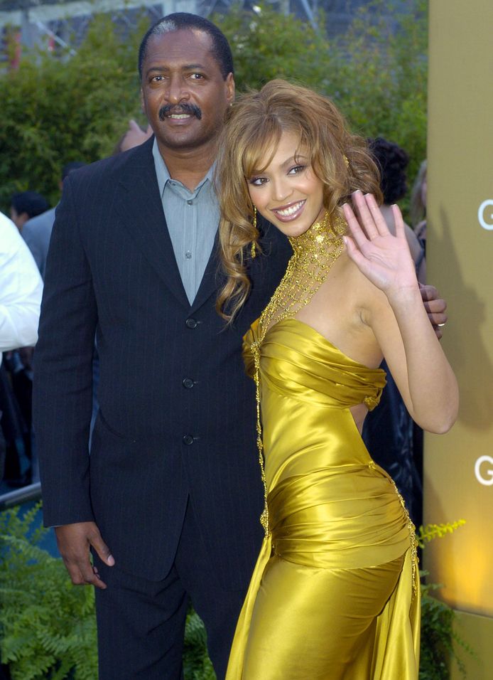 Beyoncé en haar vader in 2004