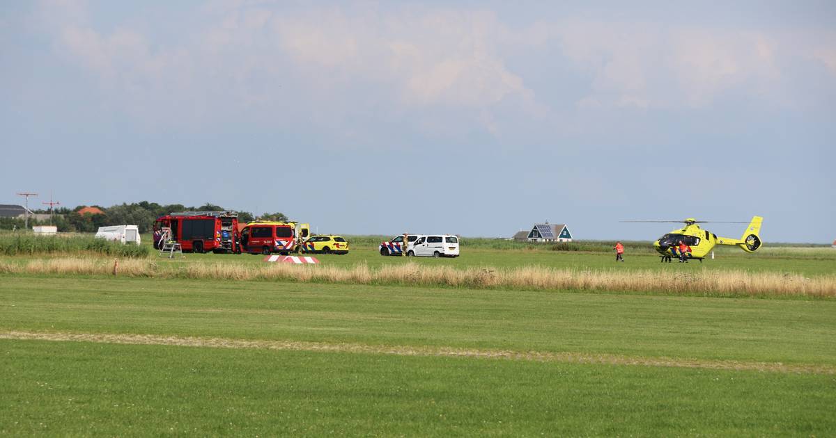 Man overleden na parachute-ongeluk op Texel