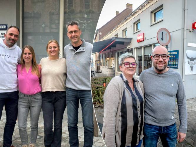 David (45), Nathalie (48) en Dirk (54) zijn de nieuwe uitbaters van eetcafé 't Hoekske: “Met hetzelfde concept, al plannen we na de zomer wel iets nieuws”