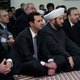Assad toont zich voor gebed in moskee