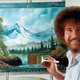 Weidse landschappen vol ‘happy trees’: de aanstekelijke levensvreugde van cultschilder Bob Ross