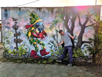 1.300 Assenede vereeuwigt jeugdclub ‘t Saluutje op derde mural