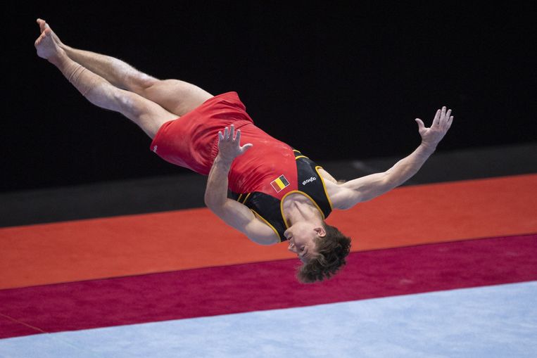 Luka Van den Keybus. Beeld AFP