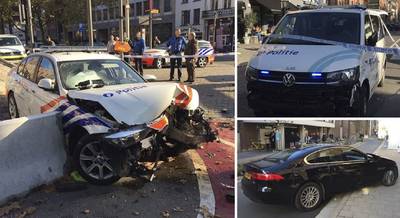 Dief Nederlandse Jaguar zaait paniek met dollemansrit in Antwerpen