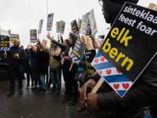 Betogers tegen Zwarte Piet nergens welkom