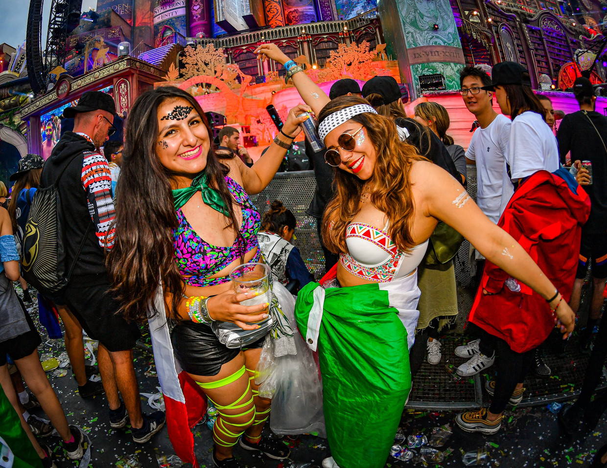 People and more at Tomorrowland pictured at Tomorrowland on July 28, 2019  Beeld Photo News