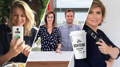 TV-columnist Angela de Jong en foodtrendwatcher Esther Haanschoten te gast in De Ochtend Show to Go