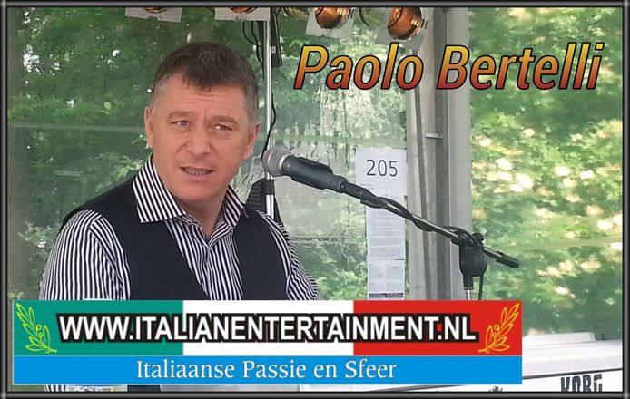 Het Haags evenementenbedrijf Italian Entertainment and More levert Nederlands-Italiaanse topartiesten zoals de veelzijdige muzikant Paolo Bertelli