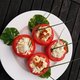 Gevulde tomaten met eiersalade