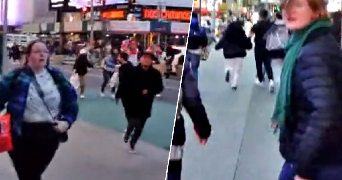 People in Times Square startled after huge explosion |  Abroad