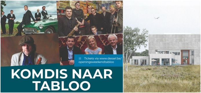 Bezoekerscentrum Tabloo wordt geopend door Desselse artiesten.