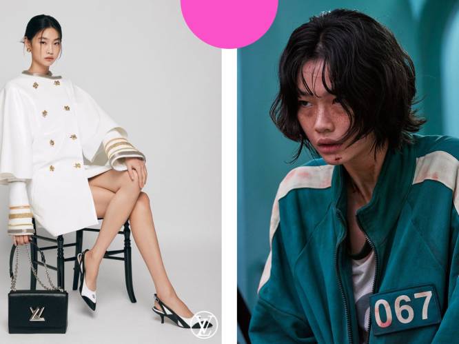 Van 410.000 naar 16 miljoen volgers: ‘Squid Game’-actrice HoYeon Jung is het nieuwe gezicht van Louis Vuitton