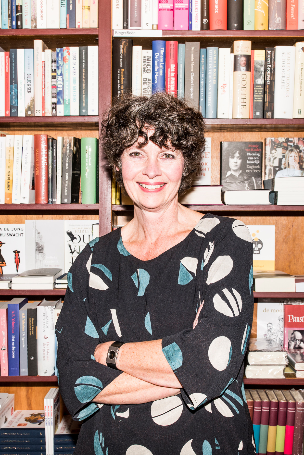Ine Soepnel van boekhandel Van Someren & Ten Bosch, Zutphen. Beeld Jan Mulders
