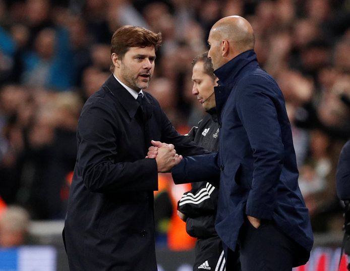 Mauricio Pochettino et Zinedine Zidane