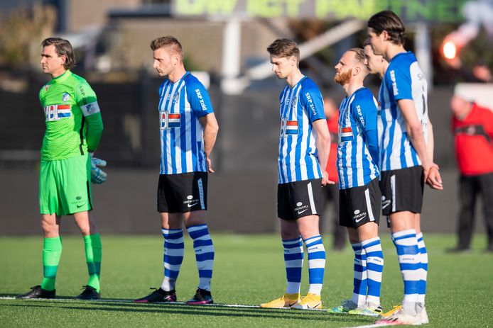 Bij FC Eindhoven in de Keuken Kampioen Divisie was er gisteren al een minuut stilte.