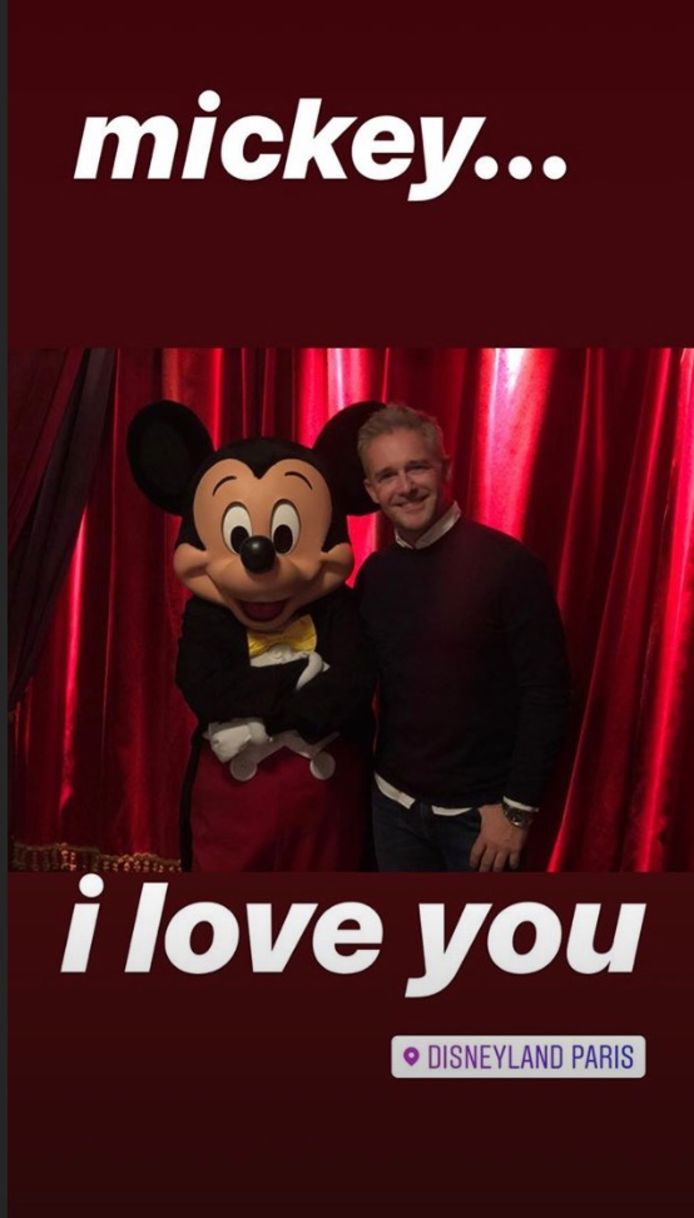 Christoff en Mickey Mouse.