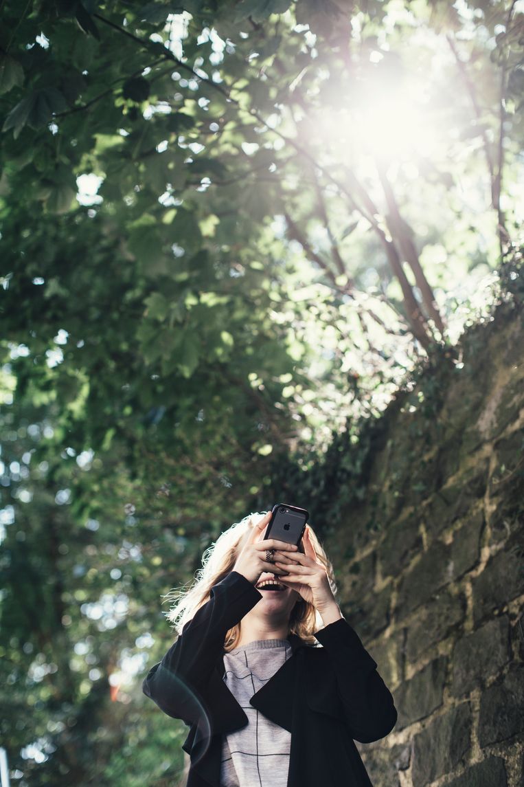 Joy Anna Thielemans heeft 129.000 volgers op Instagram. Beeld Joris Casaer