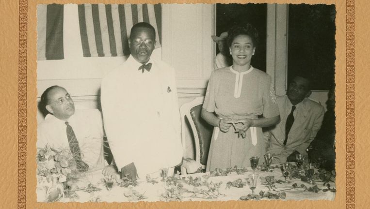 Otto en Hermina Huiswoud, in 1946 te gast op Cuba Beeld New York University
