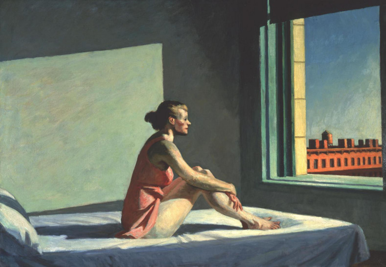 Edward Hopper, Morning Sun, 1952 Beeld Columbus Museum of Art, Ohio