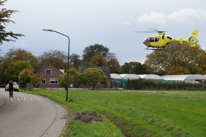 De gewonde man werd in de Wielstraat gevonden